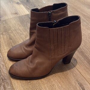 Aquatalia Chestnut Heeled Boots